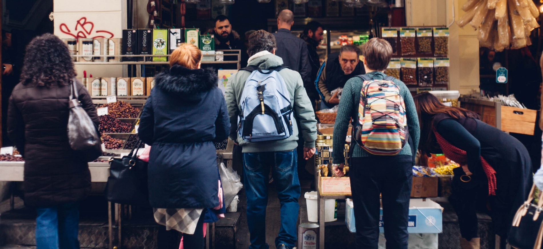 Foodie things to do in Thessaloniki Kapani market